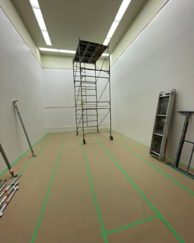 Installation of Sound Proof insulation at Squash court