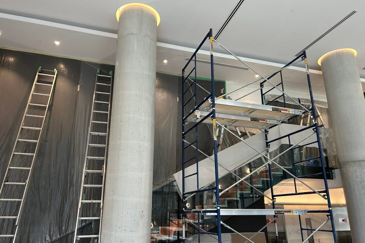 Drywall ceiling repair